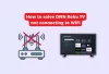 How to solve ONN Roku TV not connecting to WIFI