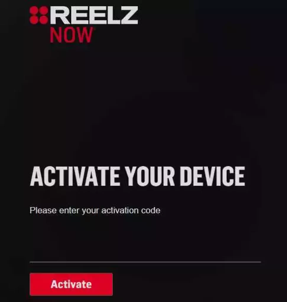 Reelz now official site activation page