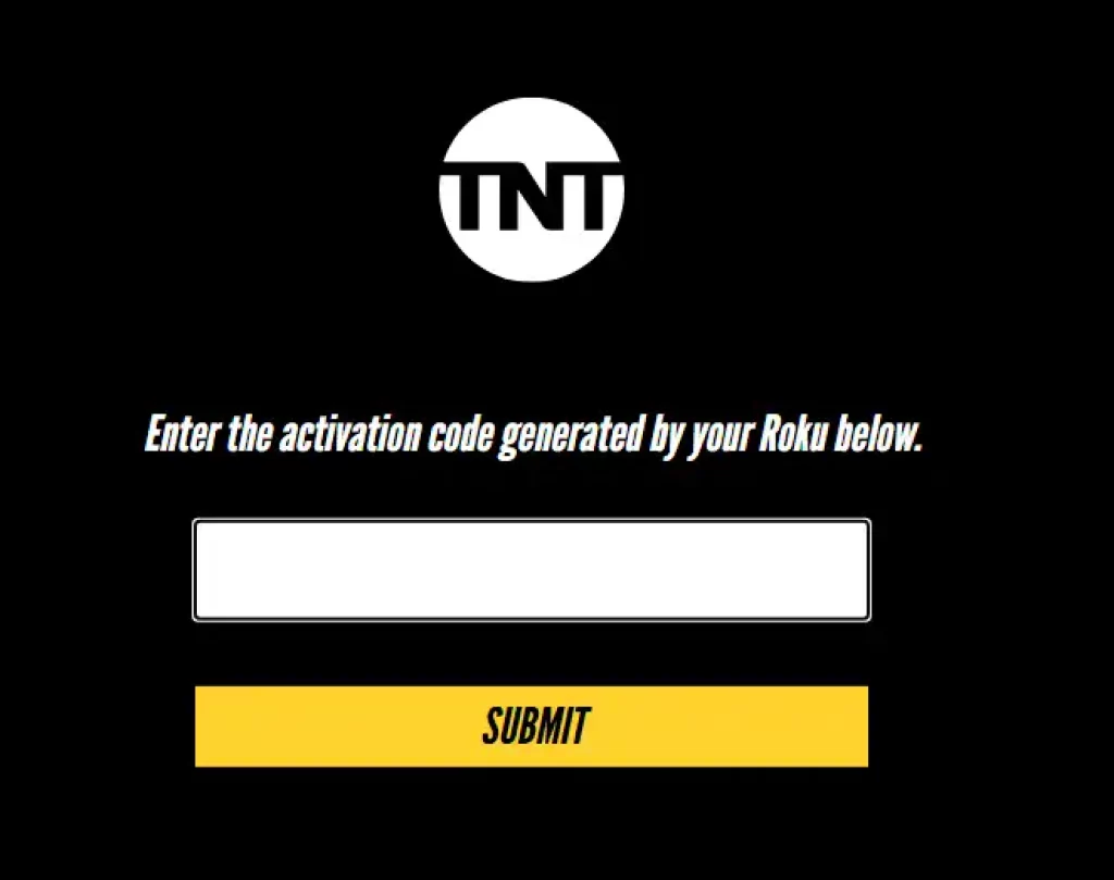 TNT Channel Activation Page