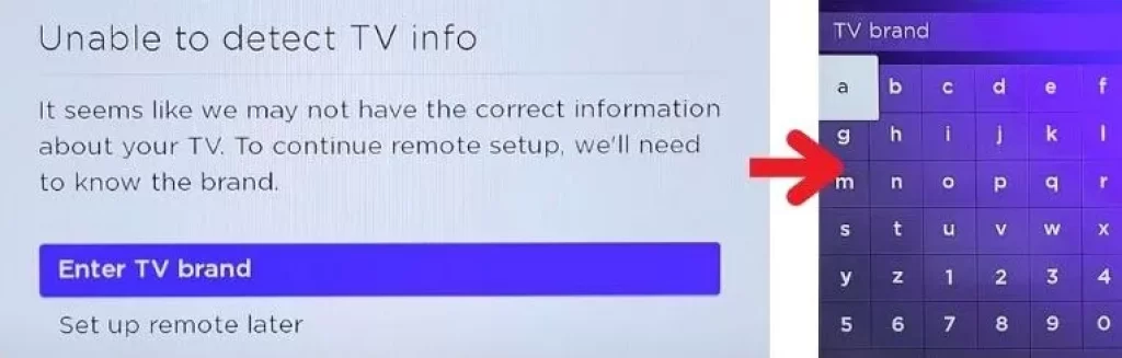 Unable to detect TV info 
