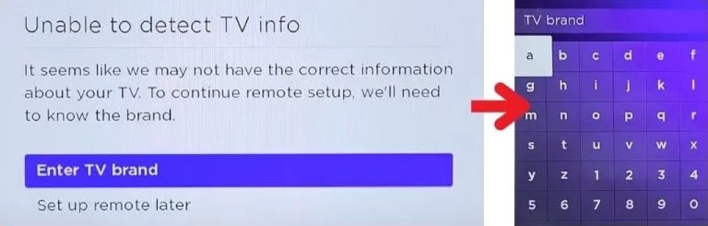 Unable to detect TV info popup