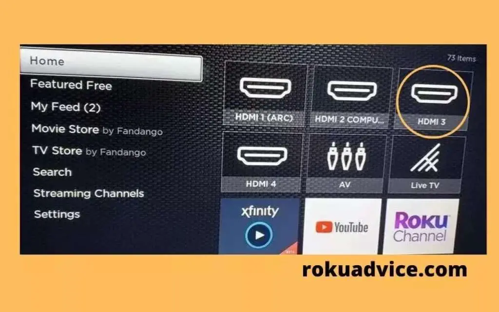 Viewing-the-HDMI-option-on-the-Roku-TVs-home-screen