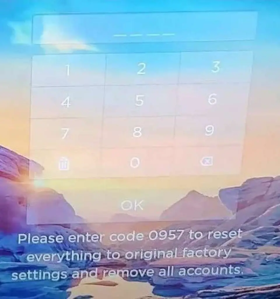 4-digit-code-to-hard-reset-the-ONN-Roku-TV-screen