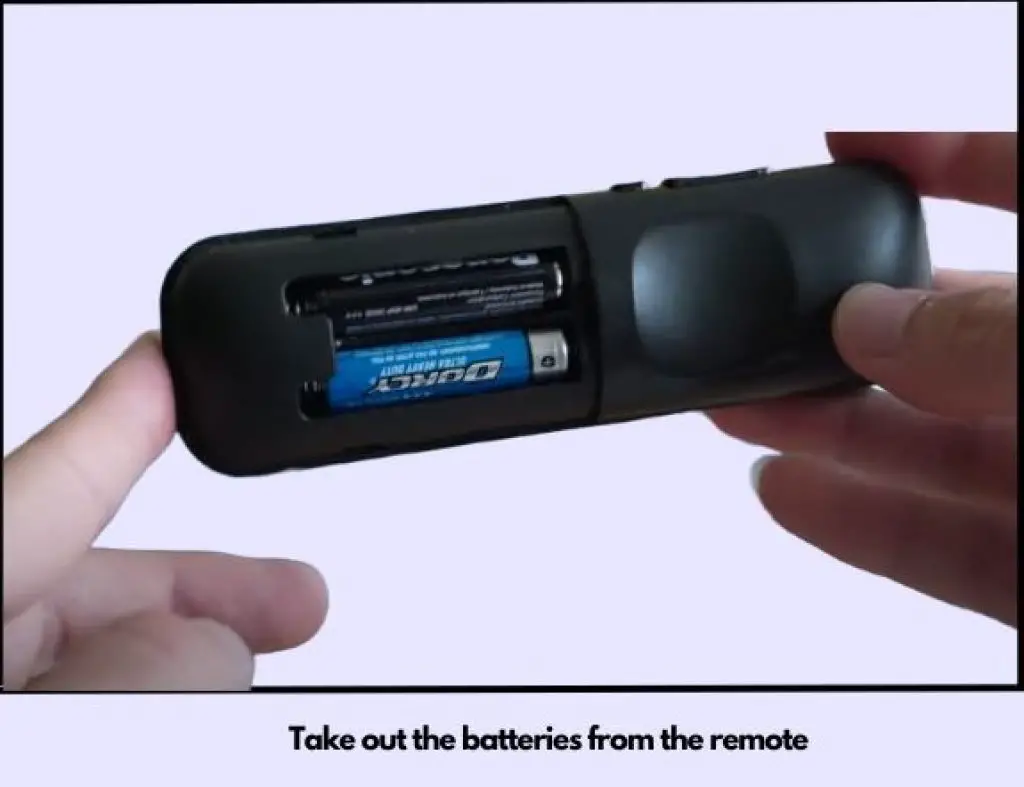 Removing the Batteries from the Roku Remote