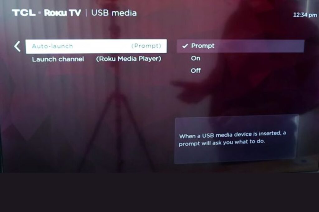 Auto Launch Option in Roku TV