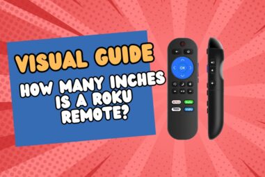 Visual Guide: How Many Inches Is a Roku Remote?