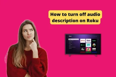 How to turn off audio description on Roku